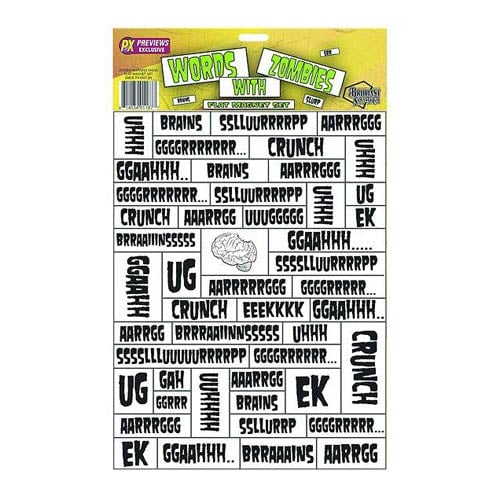 Words with Zombies Previews Exclusive Magnet Set